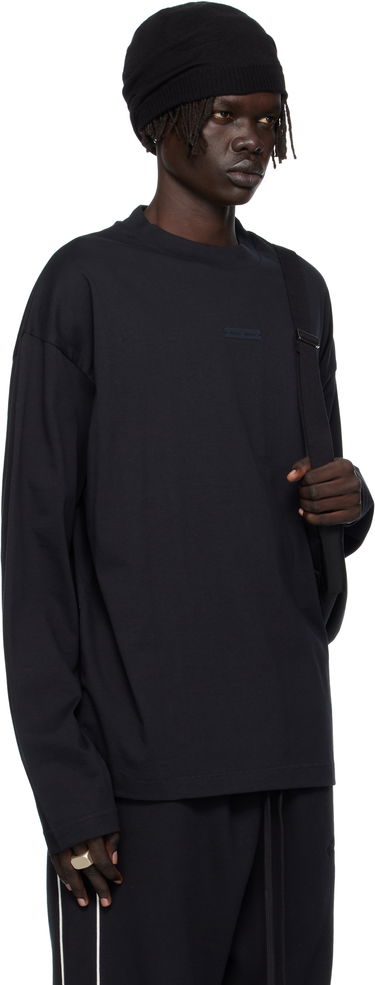 T-shirt Fear of God ESSENTIALS Classic Fit Long Sleeve T-shirt Sort | 125SP254200F, 1