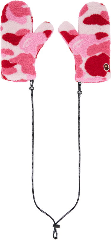 Handsker BAPE A Bathing Ape ABC Camo Boa Mitts Lyserød | 001GDK802004L, 0
