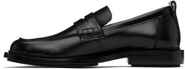 Skjorte AMI AMI Paris Anatomical Toe Leather Loafers Sort | HSV050.AL0097, 2