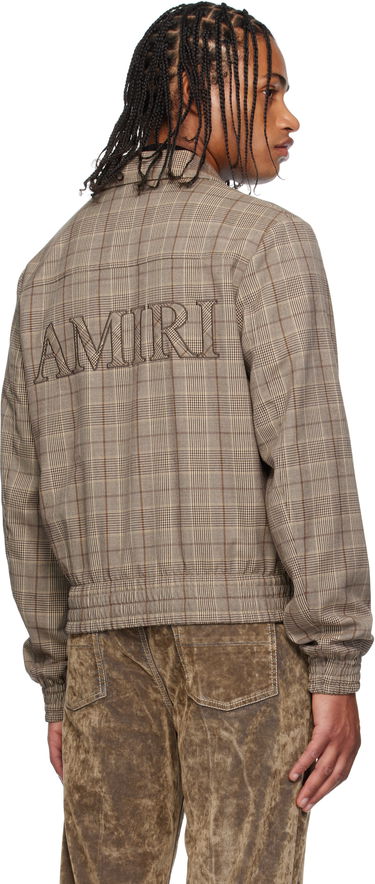 Jakke AMIRI AMIRI Check Blouson Jacket Brun | AMOUBN1100, 2