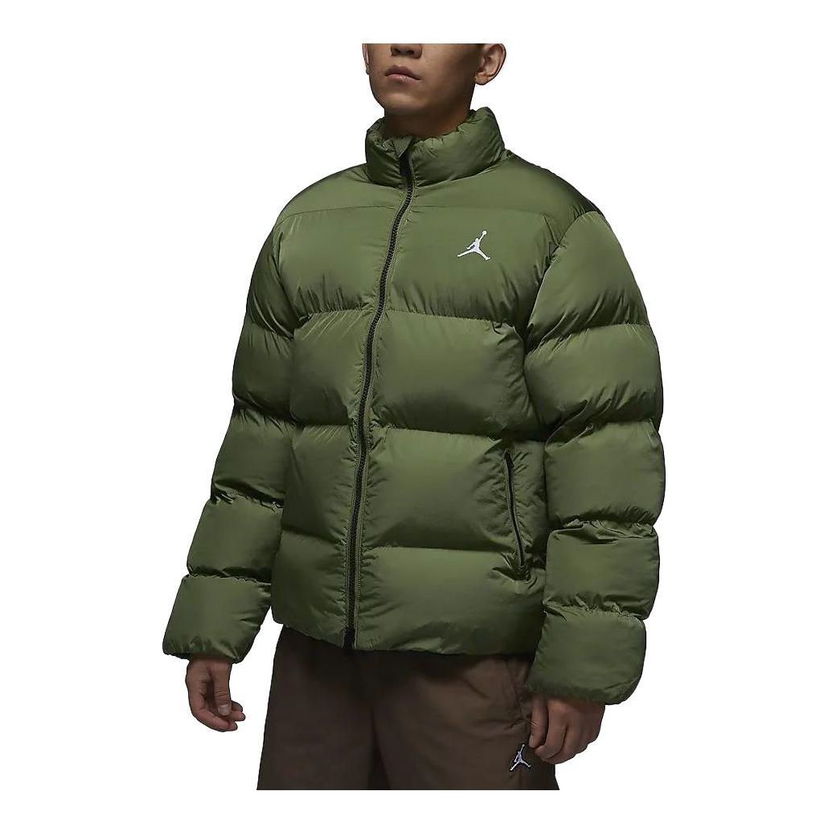 Puffer jakke Jordan Essentials Poly Puffer Jacket Grøn | FB7332-340
