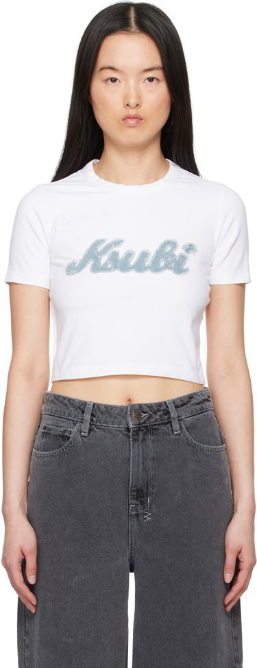 Crop top Ksubi Ksubi Homerun Baby Cropped T-Shirt Hvid | WSP25TE011, 0