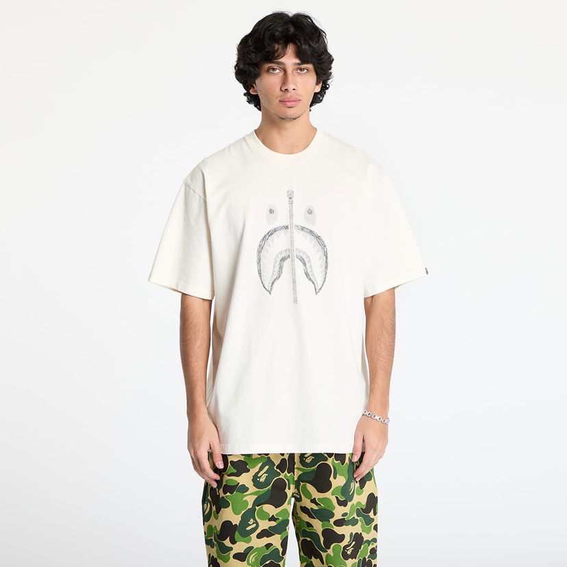 T-shirt BAPE Relaxed Fit Graphic Tee Hvid | 001CSK801316M IVY