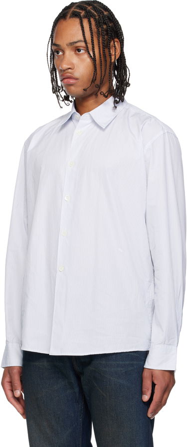 Skjorte OUR LEGACY Beyond Striped Button-Up Shirt Hvid | M4252BD, 3