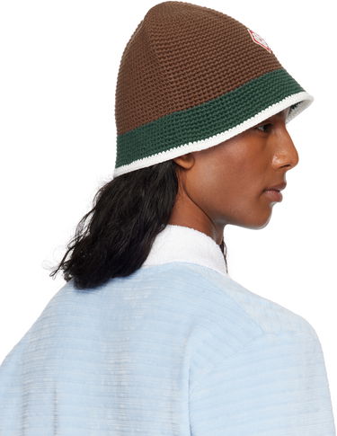Hat Casablanca Casablanca Crochet Bucket Hat Brun | AS25-HAT-081-01, 2