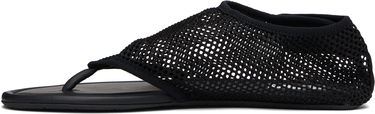 Skopleje Alaïa ALAÏA Thong Fishnet Sandals Sort | AA3S126TK050, 2