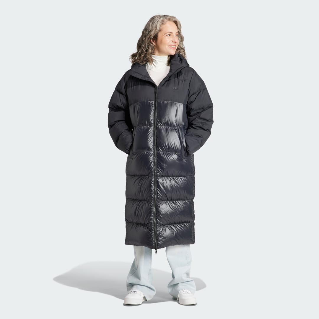 Jakke adidas Originals Regen Long Sort | II8487, 1