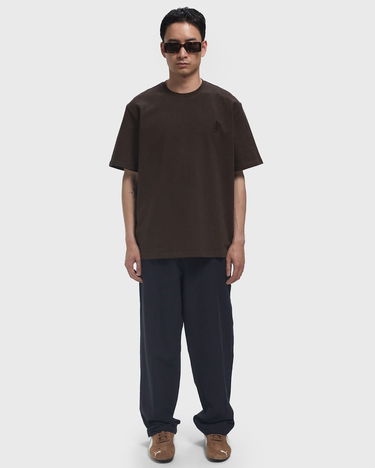T-shirt JW Anderson Anchor Embroidered T-Shirt Brun | JT0257-PG1510-687, 1