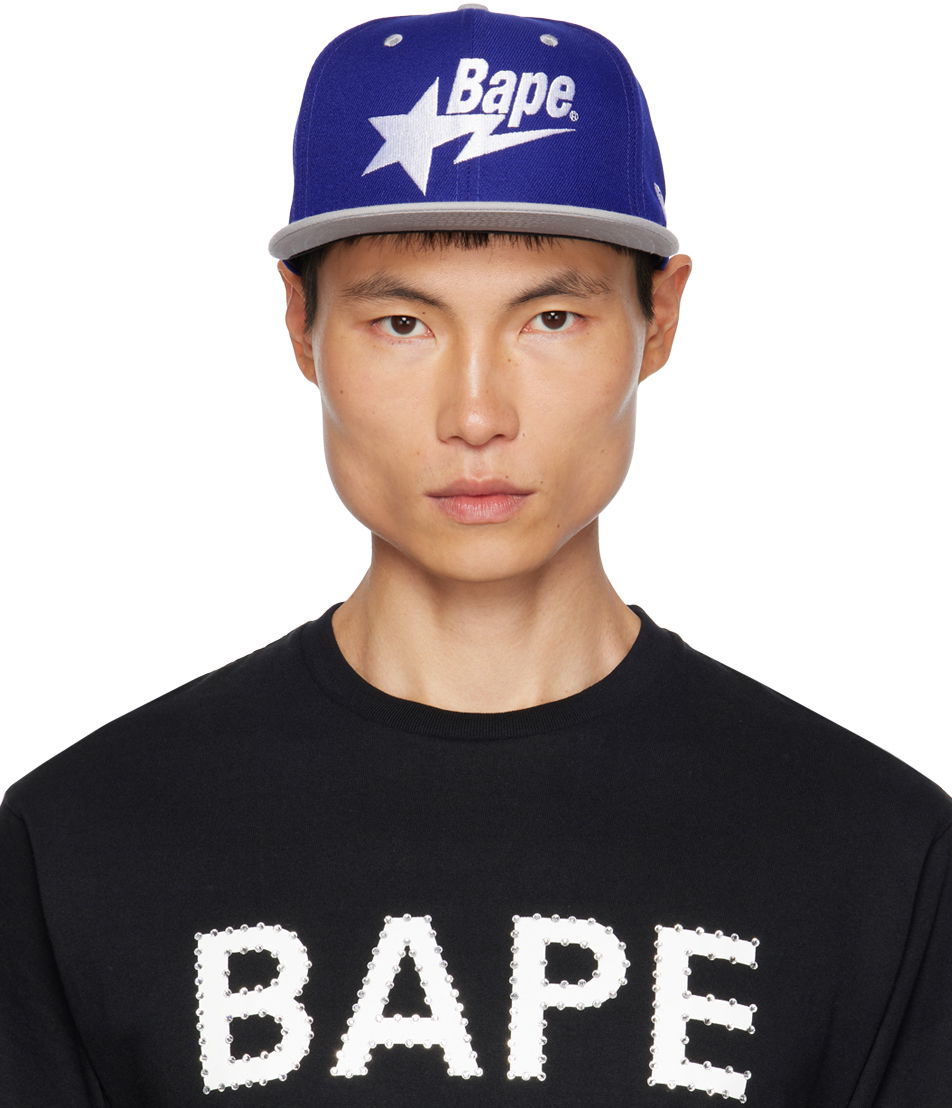 Kasket BAPE x New Era Edition Sta 9Fifty Cap Blå | 001CPJ831907C, 0