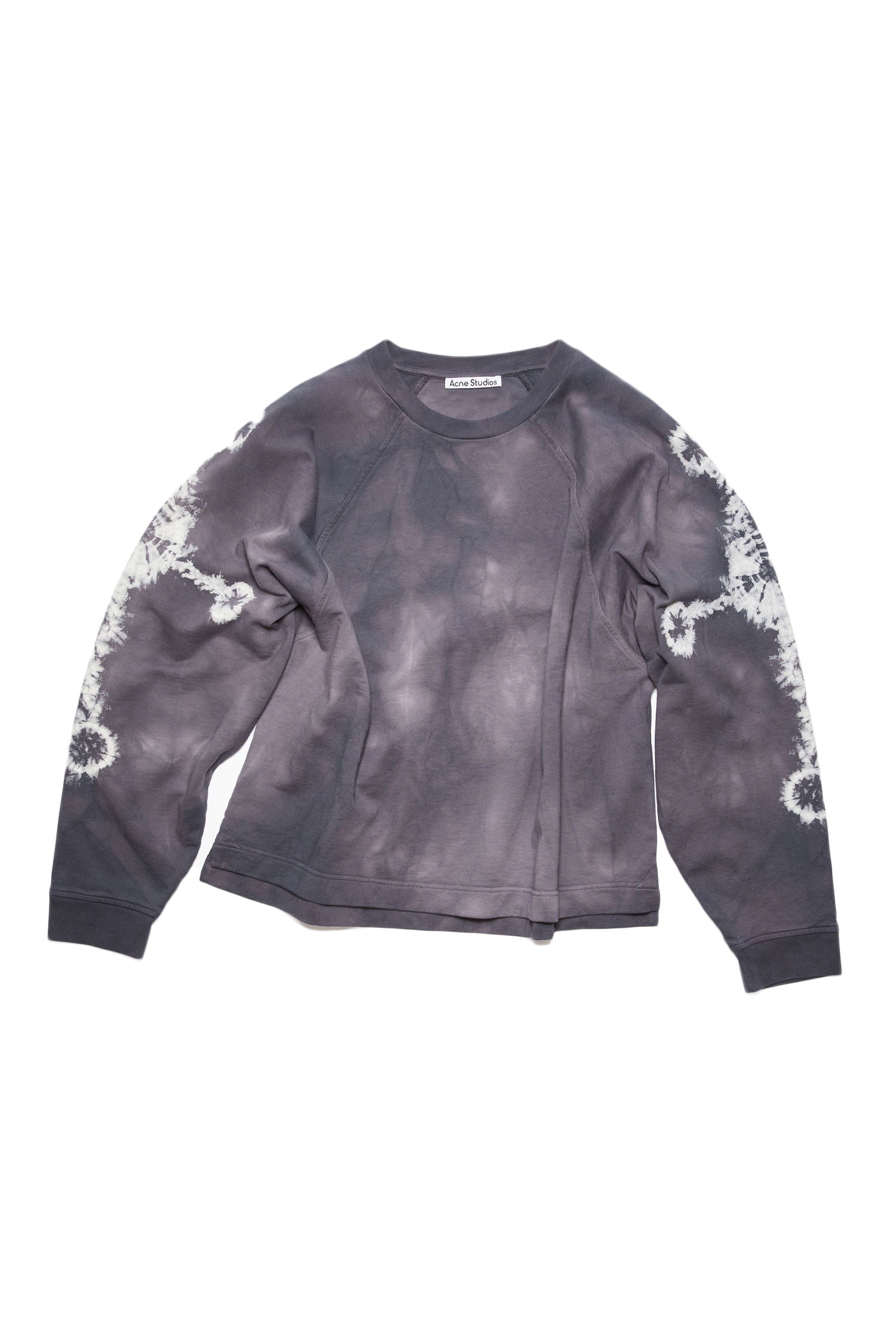 Sweater Acne Studios Raglan Tie-Dye Crewneck Sweatshirt Lilla | FN-MN-SWEA000290, 0