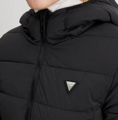 Puffer jakke GUESS Long Puffer Jacket Sort | V4YL05WF3X0-JBLK, 5