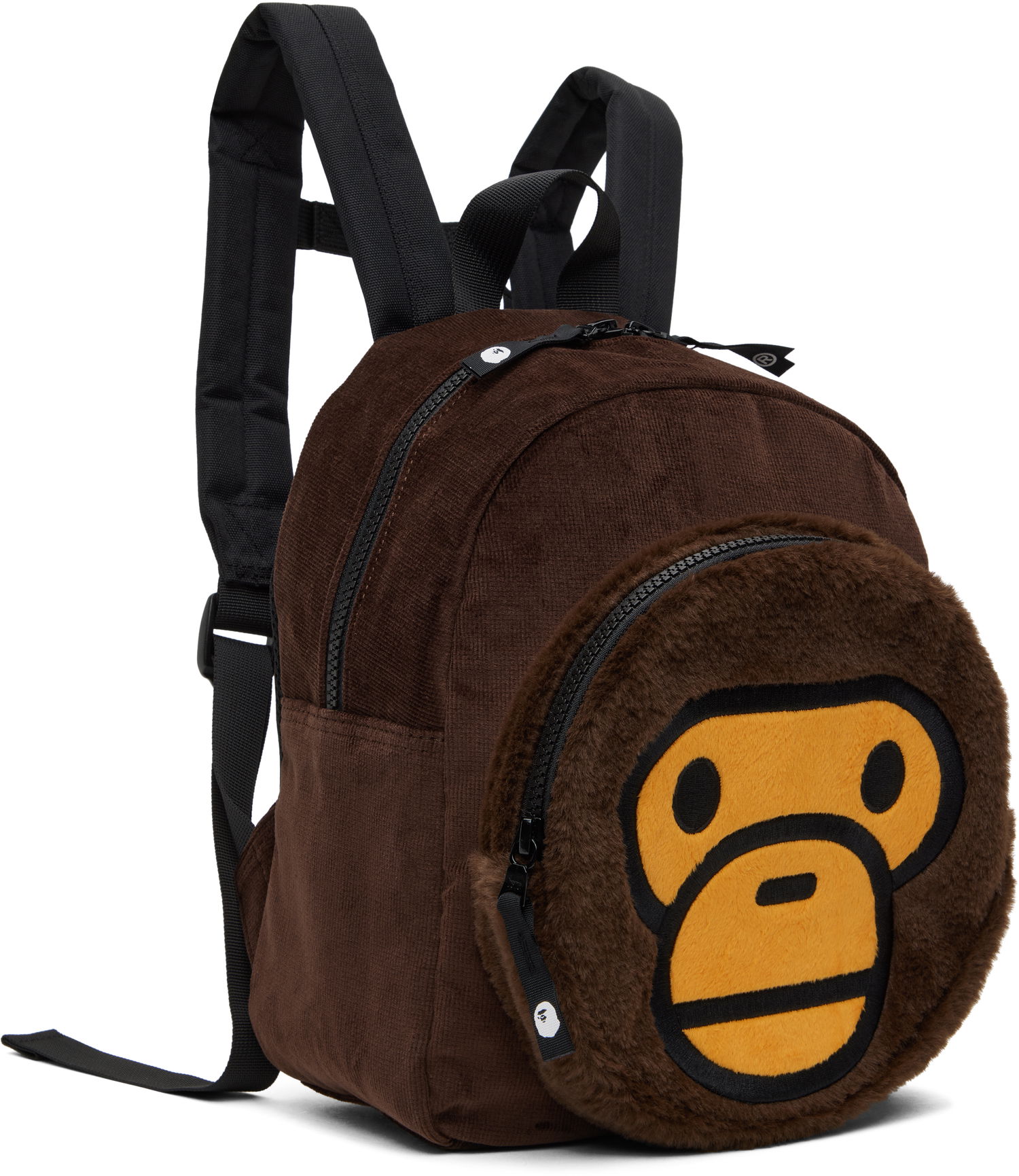 Rygsæk BAPE Baby Milo Boa Backpack Brun | 002BAK803005K, 1