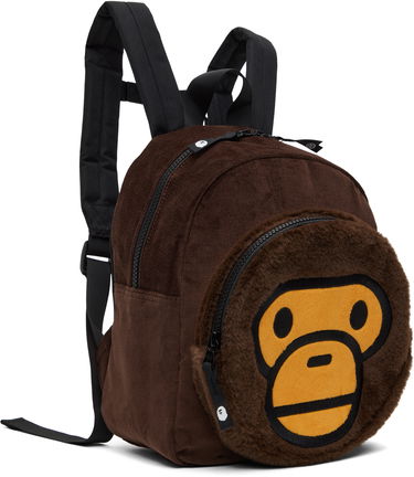 Rygsæk BAPE Baby Milo Boa Backpack Brun | 002BAK803005K, 1