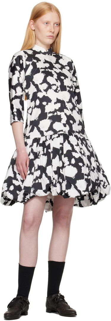 Kjole Comme des Garçons Comme des Garçons Cotton Satin Printed Dress Sort | RO-O013-051, 3