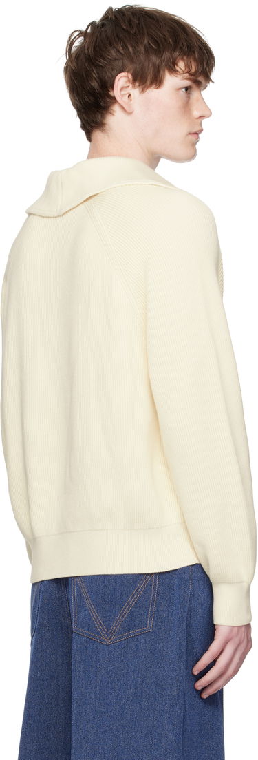 Sweater Bottega Veneta Bottega Veneta English Rib V-Neck Sweater Gul | 820504V59X09071, 2