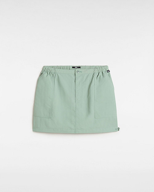 Nederdel Vans Riley Nylon Mini Skirt Grøn | VN000KG6CJL, 0