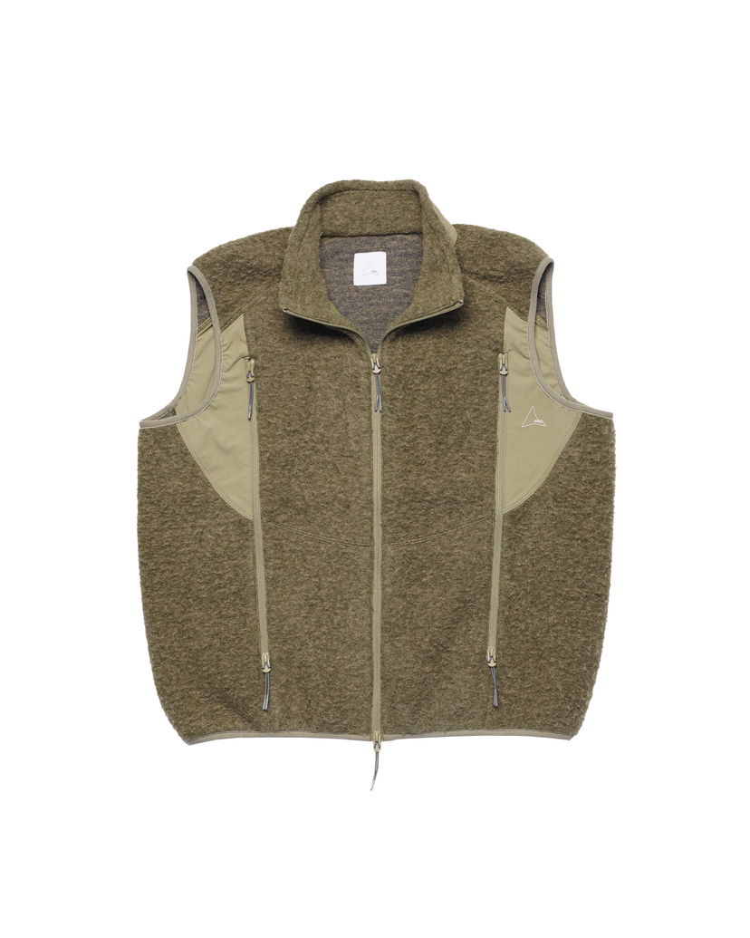 Vest ROA ROA Polar Fleece Vest Grøn | RBMW062FA44-GRN0025
