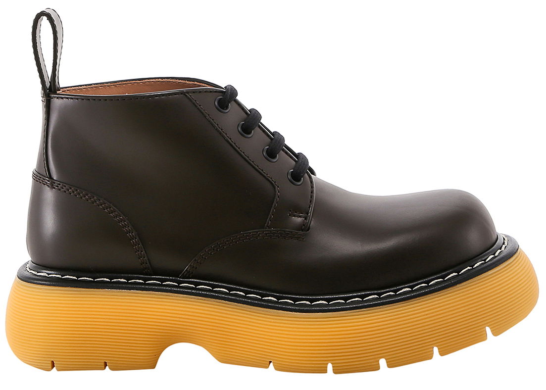 Sneakers og sko Bottega Veneta Leather Ankle Boots Brun | 651406V00H02062, 0