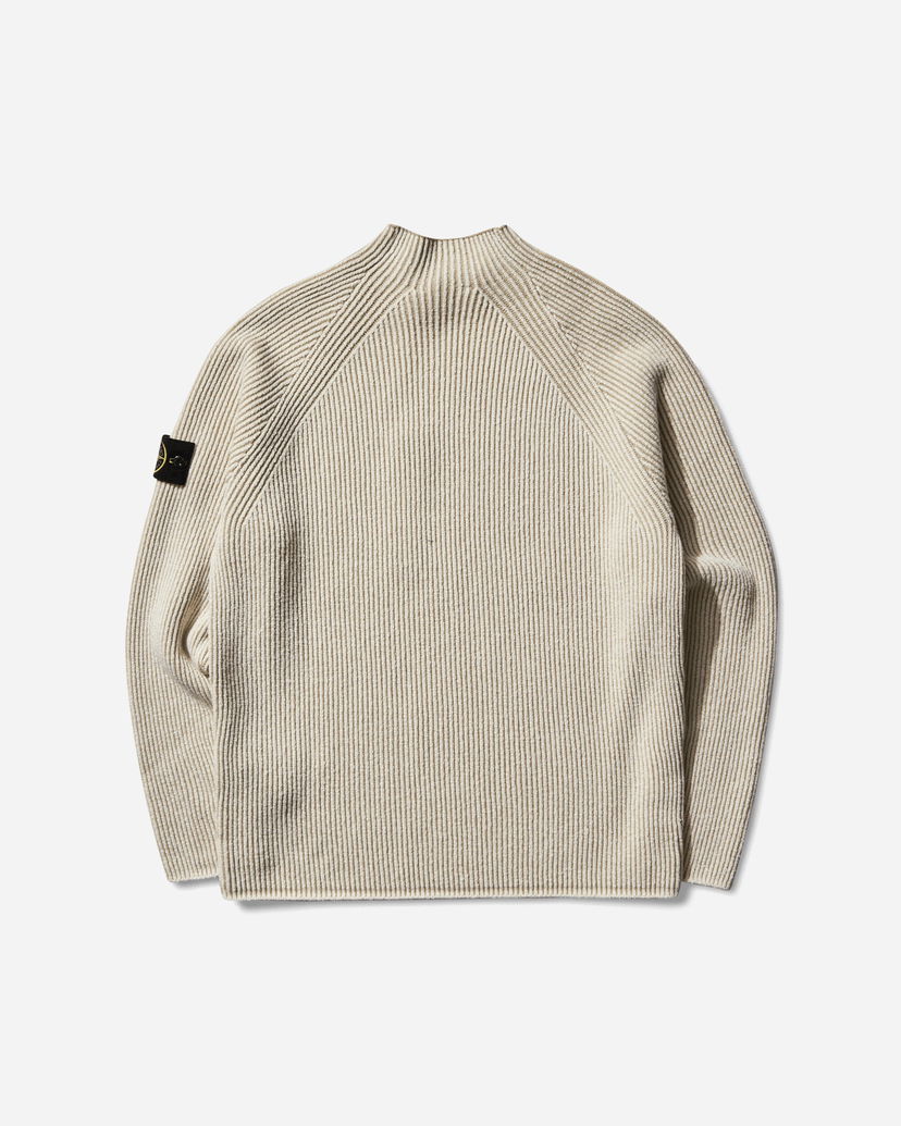 Sweater Stone Island Wool Mock Neck Sweater Beige | K2S15-5100023-S00L7 V0093
