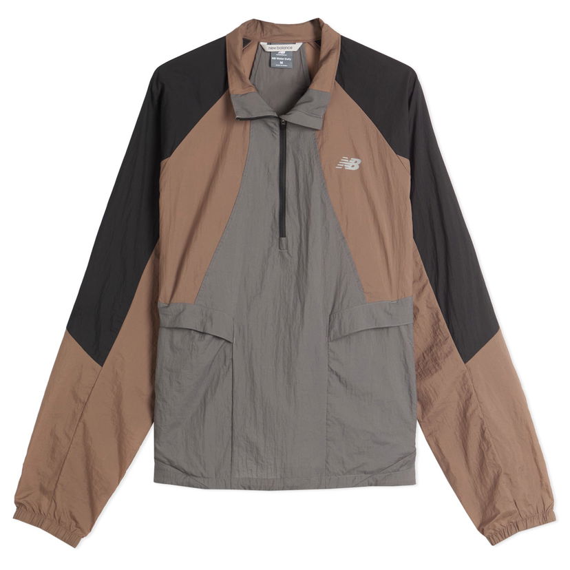 Jakke New Balance Water Resistant Better Run Jacket Brun | MO53206-EAS