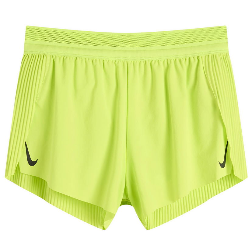 Shorts Nike Aeroswift 3" Running Shorts with Perforated Waistband and Pleated Sides Gul | FN2328-389