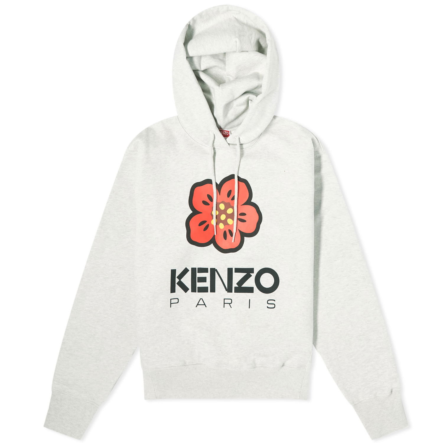 Sweatshirt KENZO Large Flower Logo Classic Hoodie Grå | FD62SW0634ME-93, 0