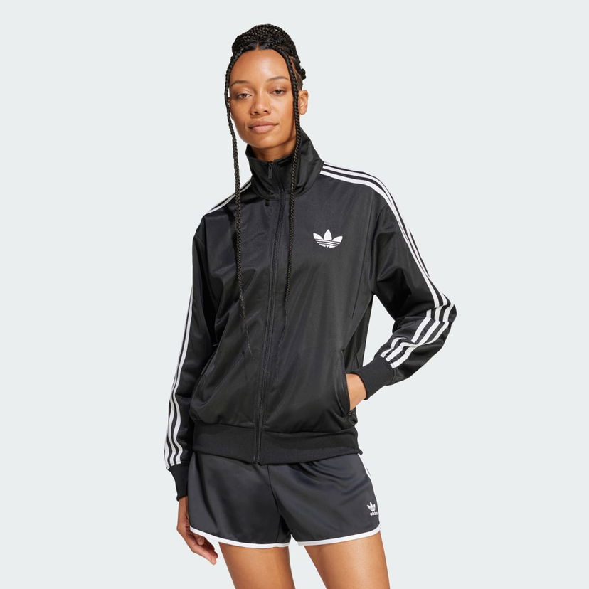 Bomberjakke adidas Performance Adicolor Classic Firebird Loose Track Jacket Sort | JC8251