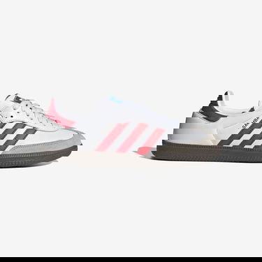 Sneakers og sko adidas Originals Samba OG White Red Hvid | IG1025, 4