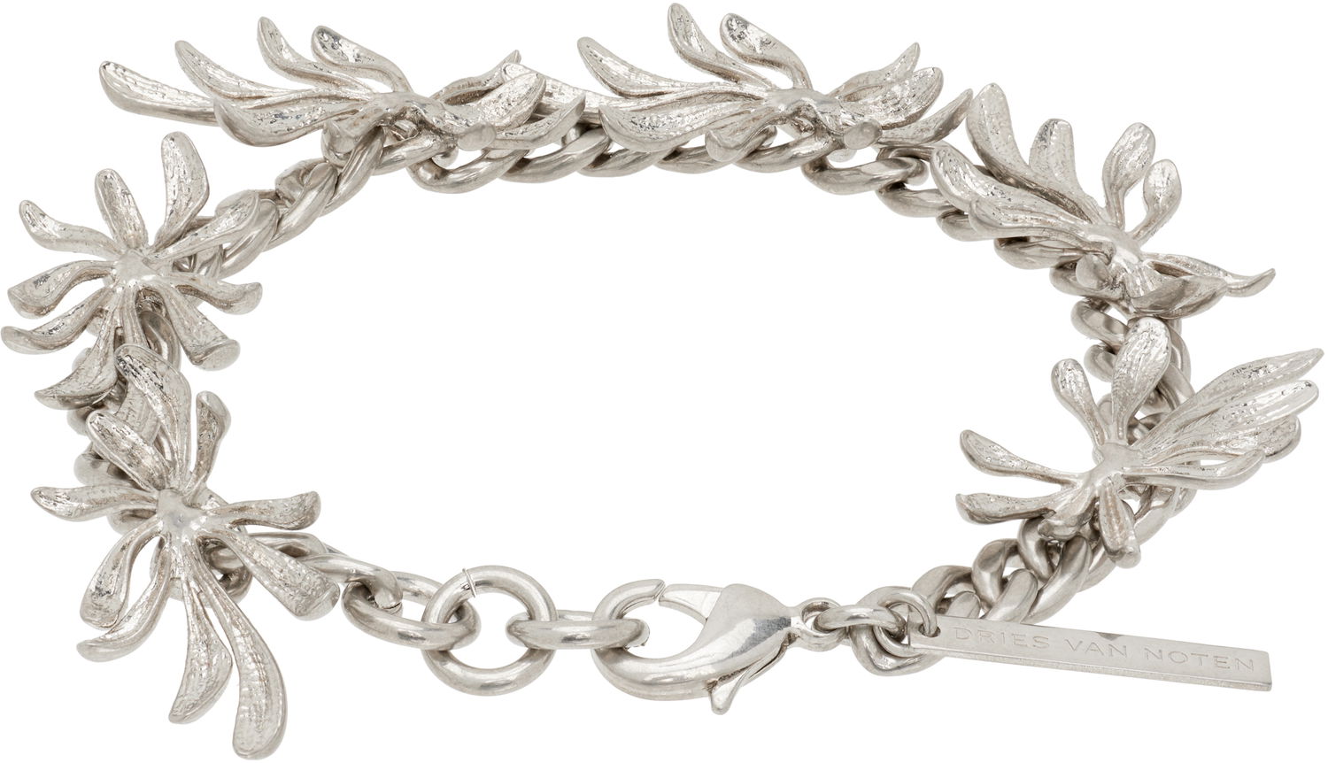 Armbånd Dries Van Noten Dries Van Noten Floral Bracelet Metalisk | 252-028201-083, 1