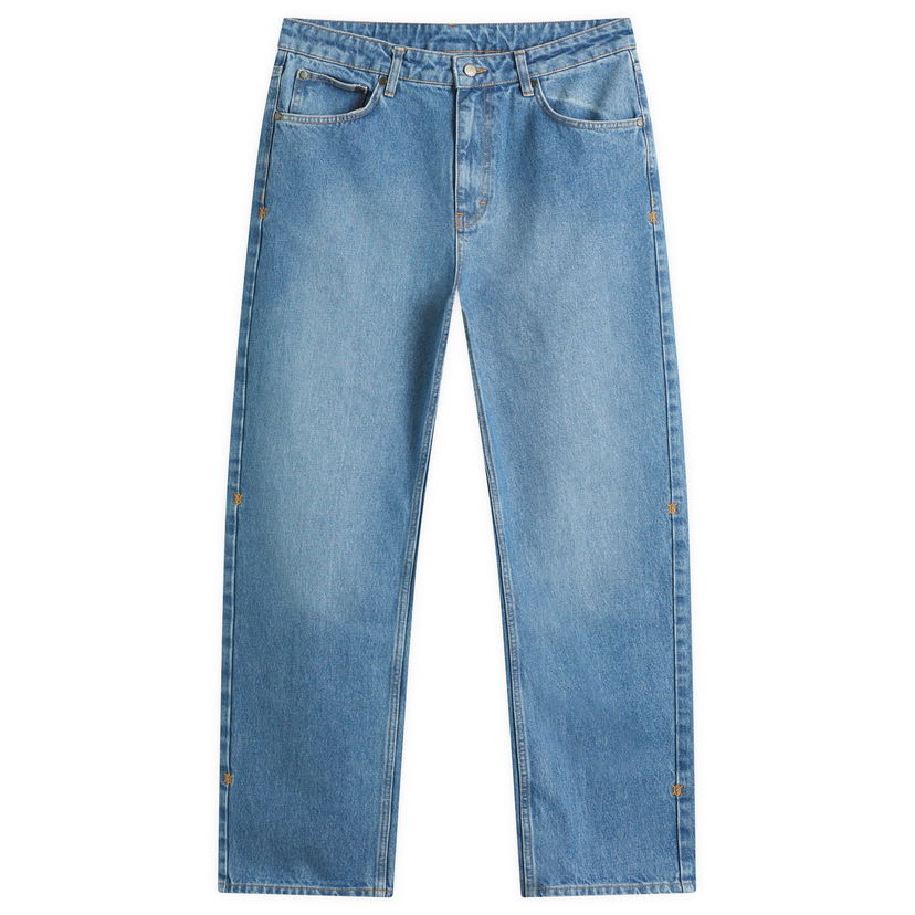 Jeans DAILY PAPER Daily Paper Asolo Amba Jeans, Size Large Blå | 2511149