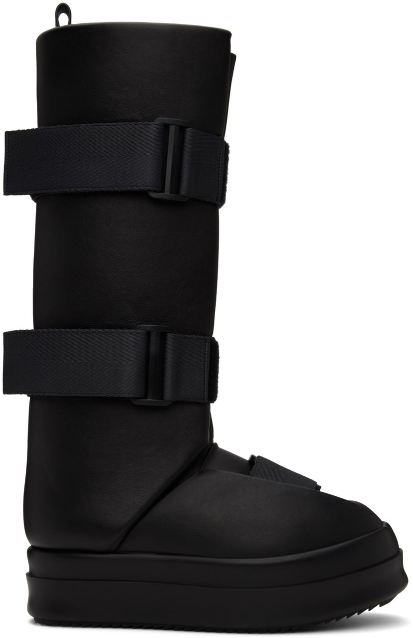 Tøj Rick Owens Rick Owens Splint Boots Sort | RR02C7880 LCO