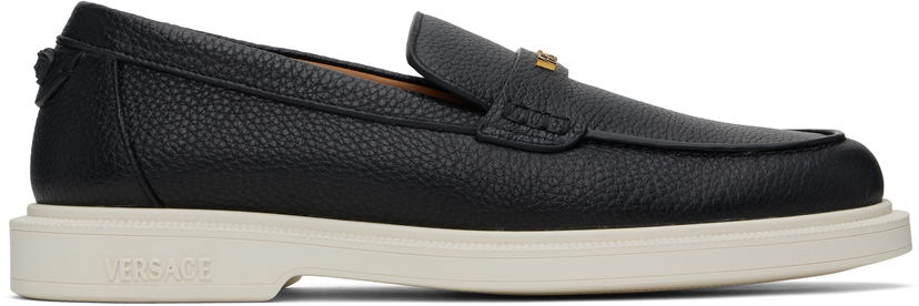 Tøj Versace Versace Giuliano Loafers Sort | 1017591_1A12647