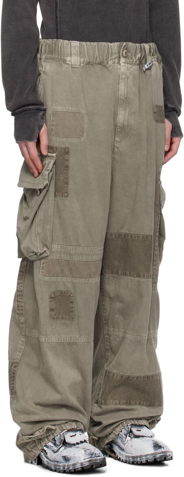 Cargo bukser Maison MIHARA YASUHIRO MIHARA YASUHIRO Repair Cargo Pants Grøn | A14PT053, 1
