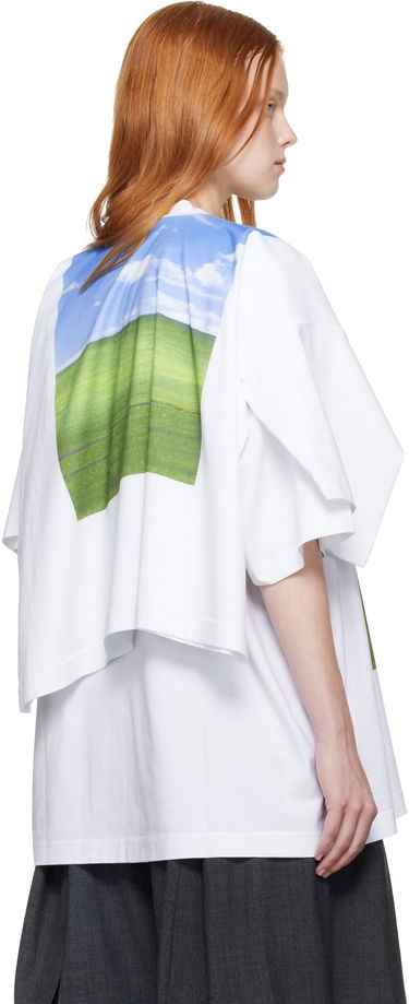 T-shirt VETEMENTS Vetements Desktop Double Layered T-Shirt Hvid | UH76TR770W, 2