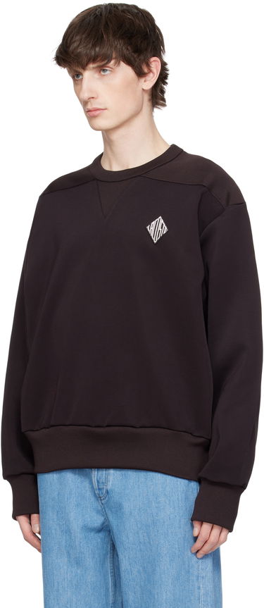 Sweater Lacoste Lacoste Runway Badge Sweatshirt Brun | SH6761, 3
