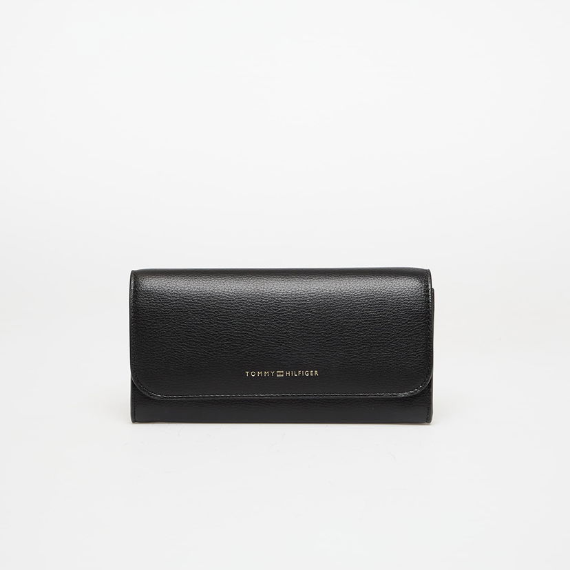 Tegnebog Tommy Hilfiger Tommy Hilfiger Large Flap Wallet Sort | AW0AW17734 BDS