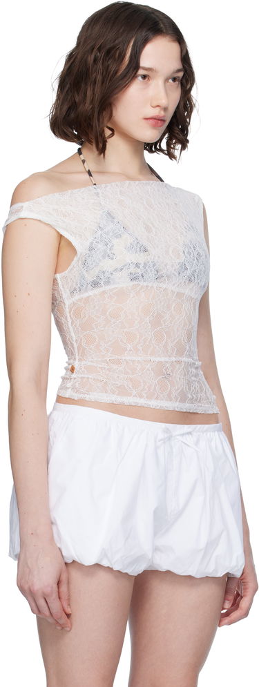 Tanktop Miaou Miaou Lani Lace Top Hvid | 7114SLCDOV, 1