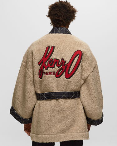 Jakke KENZO ARCHIVE LOGO KIMONO Beige | FD65SW0074PB.12, 1