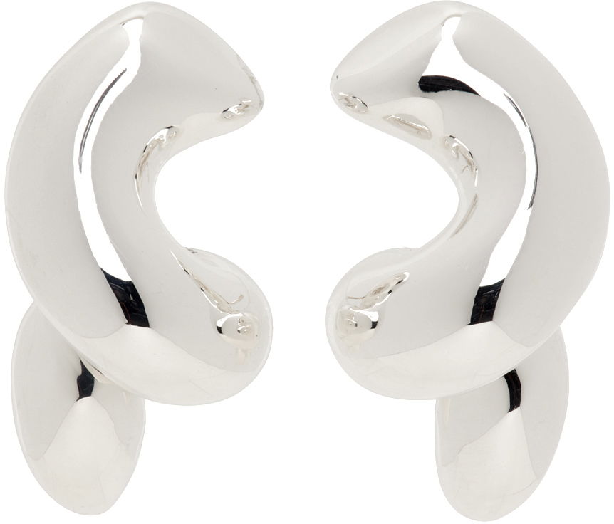 Øreringe Bottega Veneta Twist Earrings Grå | 754331 V5070, 0
