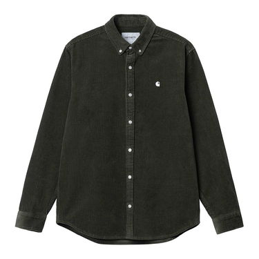 Skjorte Carhartt WIP L/S Madison Cord Shirt Sort | I029958.1R3XX, 1