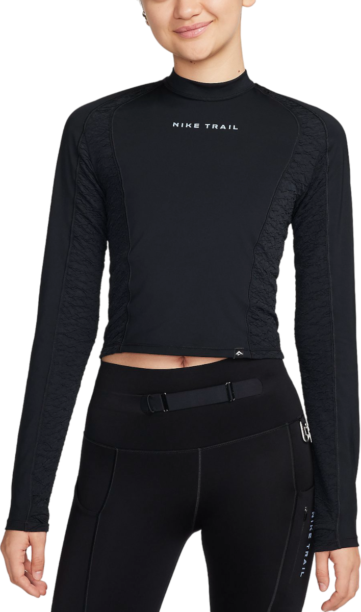 T-shirt Nike TRAIL DF LS TOP Sort | fn4706-010, 0