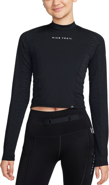 T-shirt Nike TRAIL DF LS TOP Sort | fn4706-010, 0