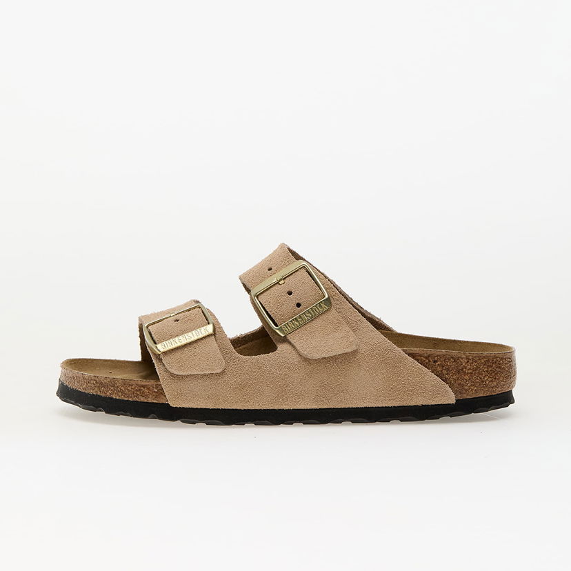 Sneakers og sko Birkenstock Birkenstock Arizona Suede Leather Sandals Size 36 Beige | 1029260