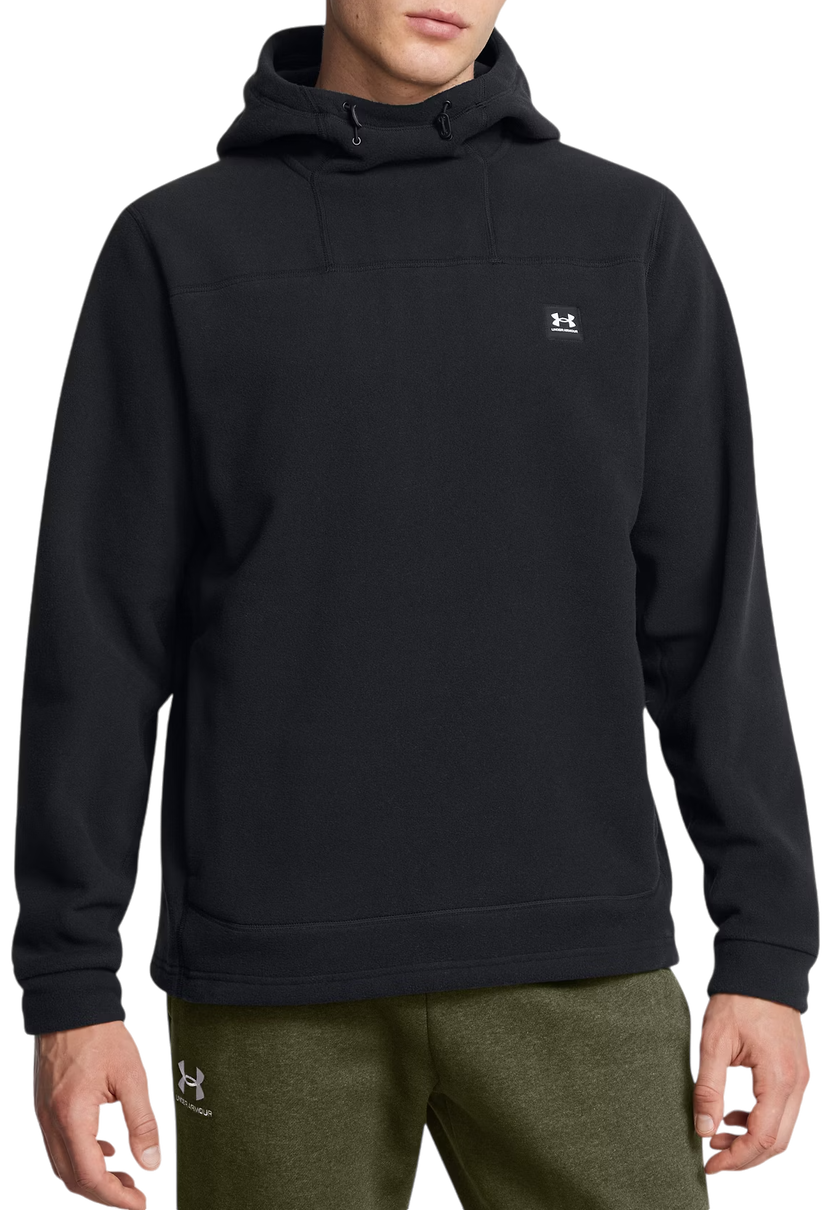 Sweatshirt Under Armour Fleece Hoodie Sort | 1387571-001