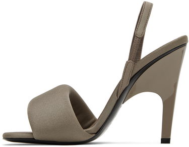 Tilbehør The Attico Attico Rem Heeled Slingback Sandals Grå | 237WS522 PA45, 2