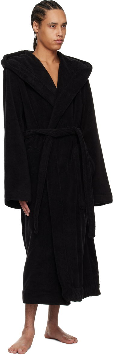 Pyjamas Rick Owens Rick Owens Beach Hooded Bathrobe Sort | RH0000002 SPO1, 3