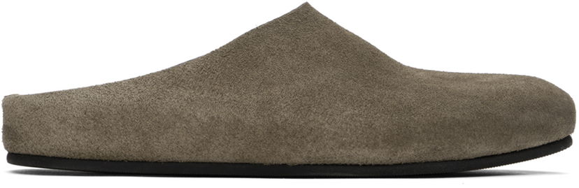Tøj The Row The Row Hugo Suede Slides Grå | F1486-L25