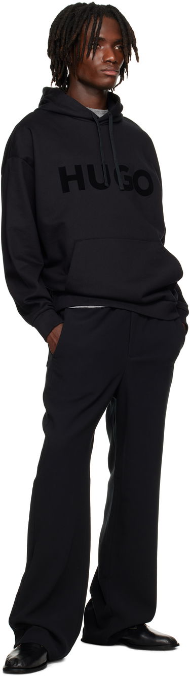 Sweatshirt BOSS Logo Bonded Hoodie Sort | 50529090, 3