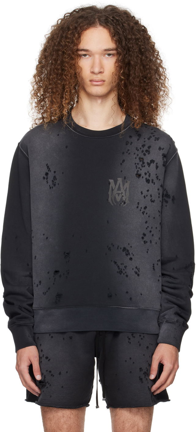 Sweatshirt AMIRI Shotgun Sweatshirt Sort | AMJYCW1002, 0