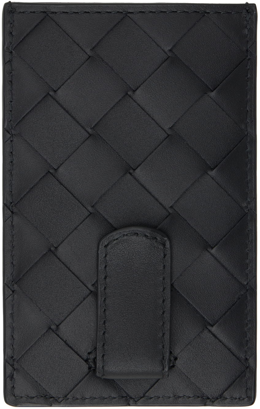 Tegnebog Bottega Veneta Intrecciato Card Holder Sort | 755764 VCPQ3, 1